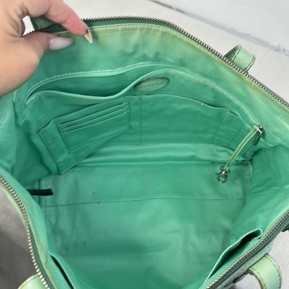Fossil Emma Tote in light Green/Silver - Picture 7 of 10